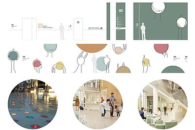 Signalétique hôpital femme-mère-enfant (FME)