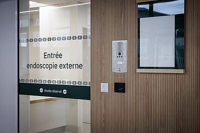 photo - accueil du centre endoscopie externe CCI